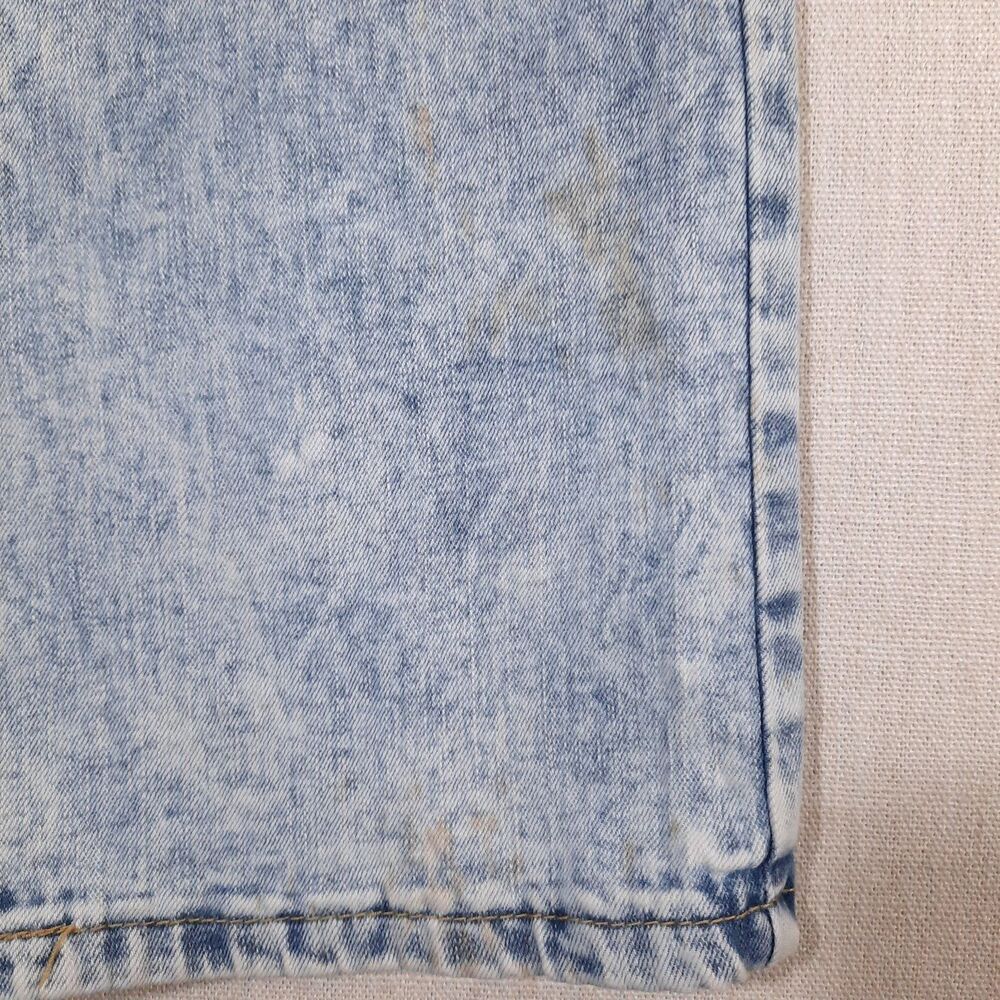 Akademiks Distressed Jeans Size 18 Straight Leg High Rise Acid Wash Stretch - Picture 15 of 15